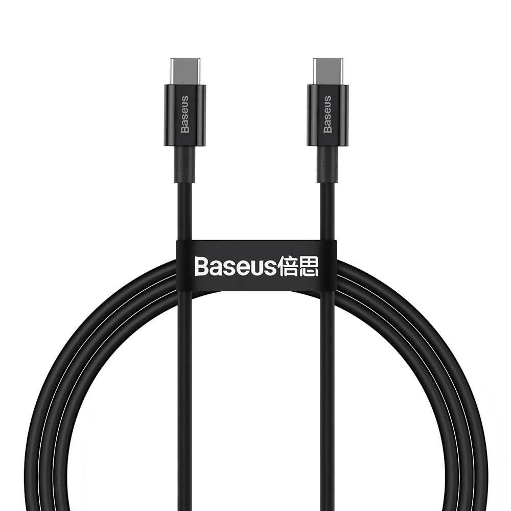 کابل USB-C به USB-C باسئوس مدل Superior-100W طول 1 متر