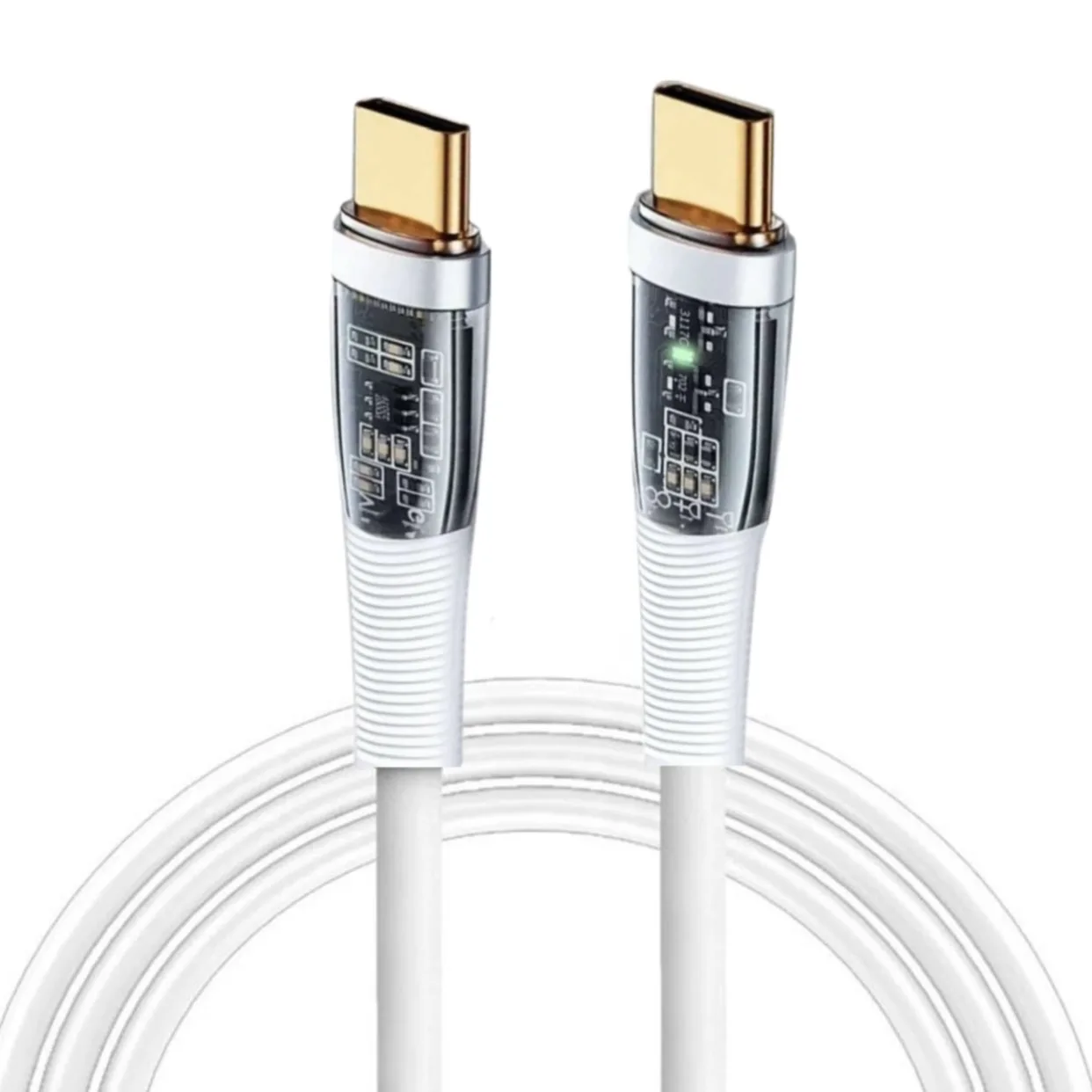 کابل USB - C فرست یو مدل  LED-C025 طول 1 متر