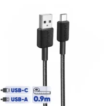 کابل تبدیل USB به USB-C انکر مدل 322/A81H5 طول 0.9 متر