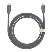 کابل تبدیل لایتنینگ به USB-C باسئوس مدل Jelly Liquid Silica Gel طول 1.2 متر