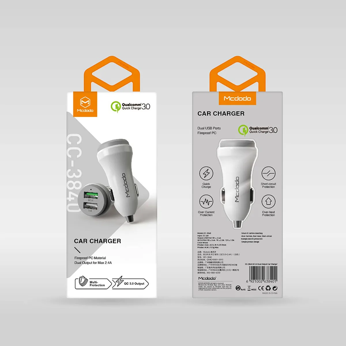 شارژر فندکی مک دودو مدل cc-3840
