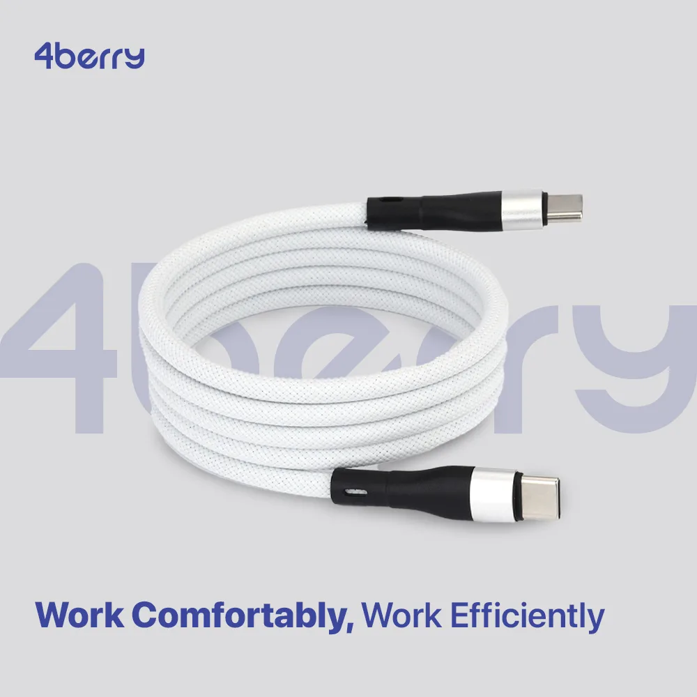 کابل USB-C فوربری مدل Magnetic KS-CC01-60W طول 1 متر
