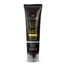 کرم ضدآفتاب آقايان SPF45 سینره، حجم 50 میلیلیتر