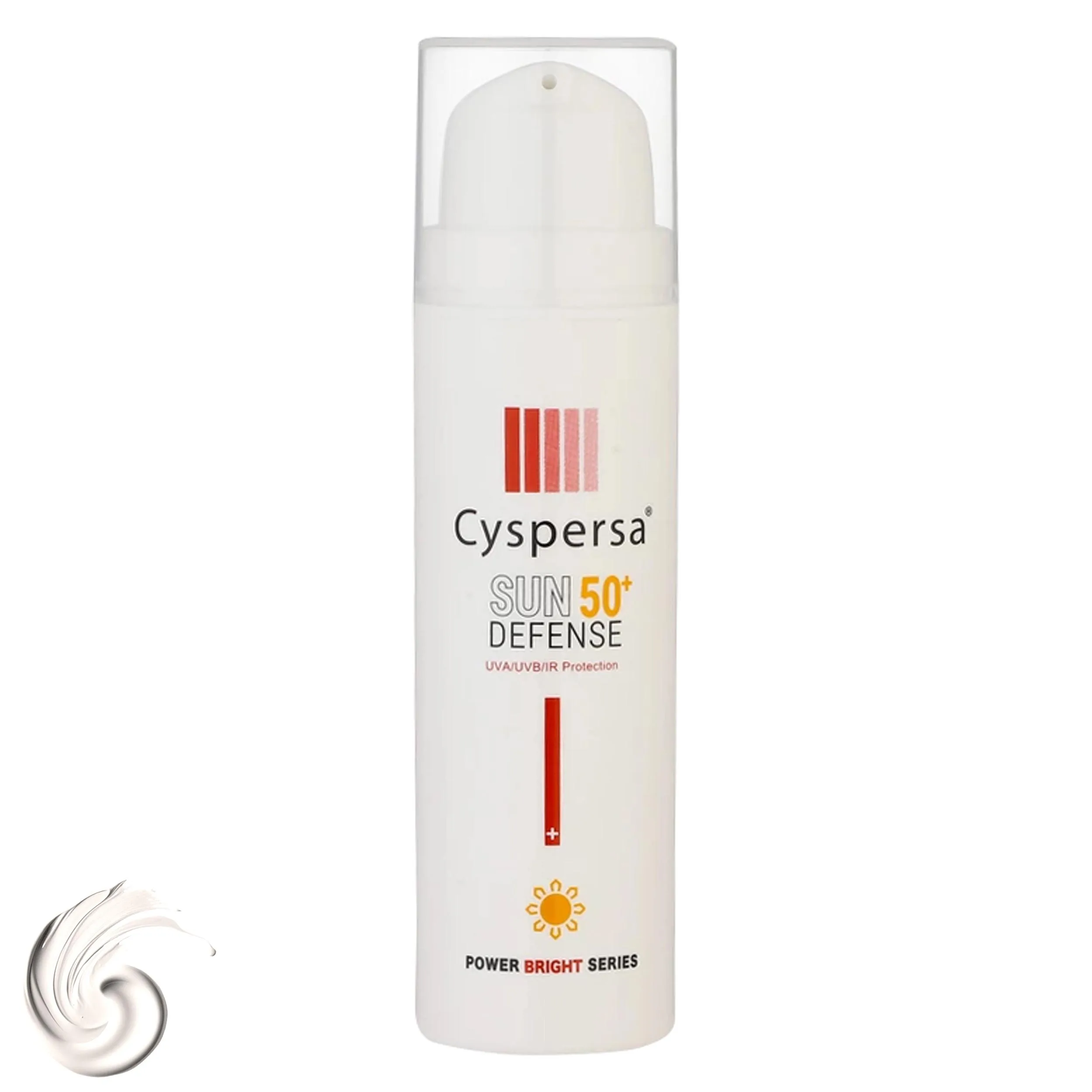 کرم ضدآفتاب بی‌رنگ سیسپرسا SPF50 مدل ضدلک مناسب برای انواع پوست، حجم 50 میلی‌لیتر