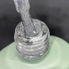 تاپ کت گلیتر ناخن میکس کوکو مدل Glitter شماره 15