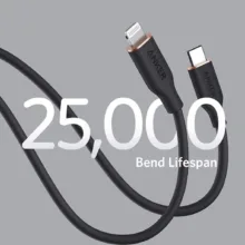 کابل تبدیل USB-C به لایتنینگ انکر مدل Powerline III Flow A8662 طول 0.9 متر
