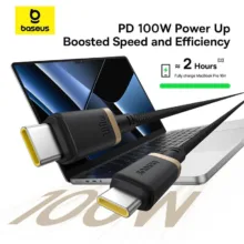 کابل USB-C بیسوس مدل Dura Series 100W طول 2 متر