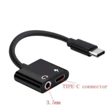 مبدل USB-C به USB-C/AUX مدل 858