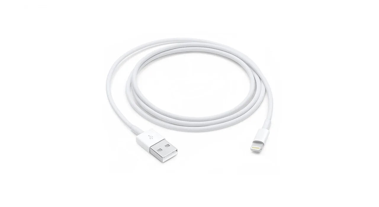 کابل تبدیل USB به لایتنینگ اپل مدل MD818 طول 1 متر