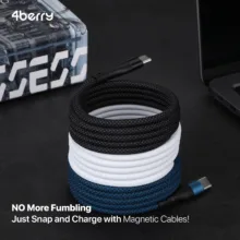 کابل USB-C فوربری مدل Magnetic KS-CC01-60W طول 1 متر