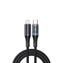 کابل تبدیل USB-C به لایتنینگ هترون مدل HC612IDB طول 1 متر