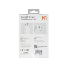 شارژر دیواری 12وات مک دودو مدل CH-3971 به همراه کابل Micro USB