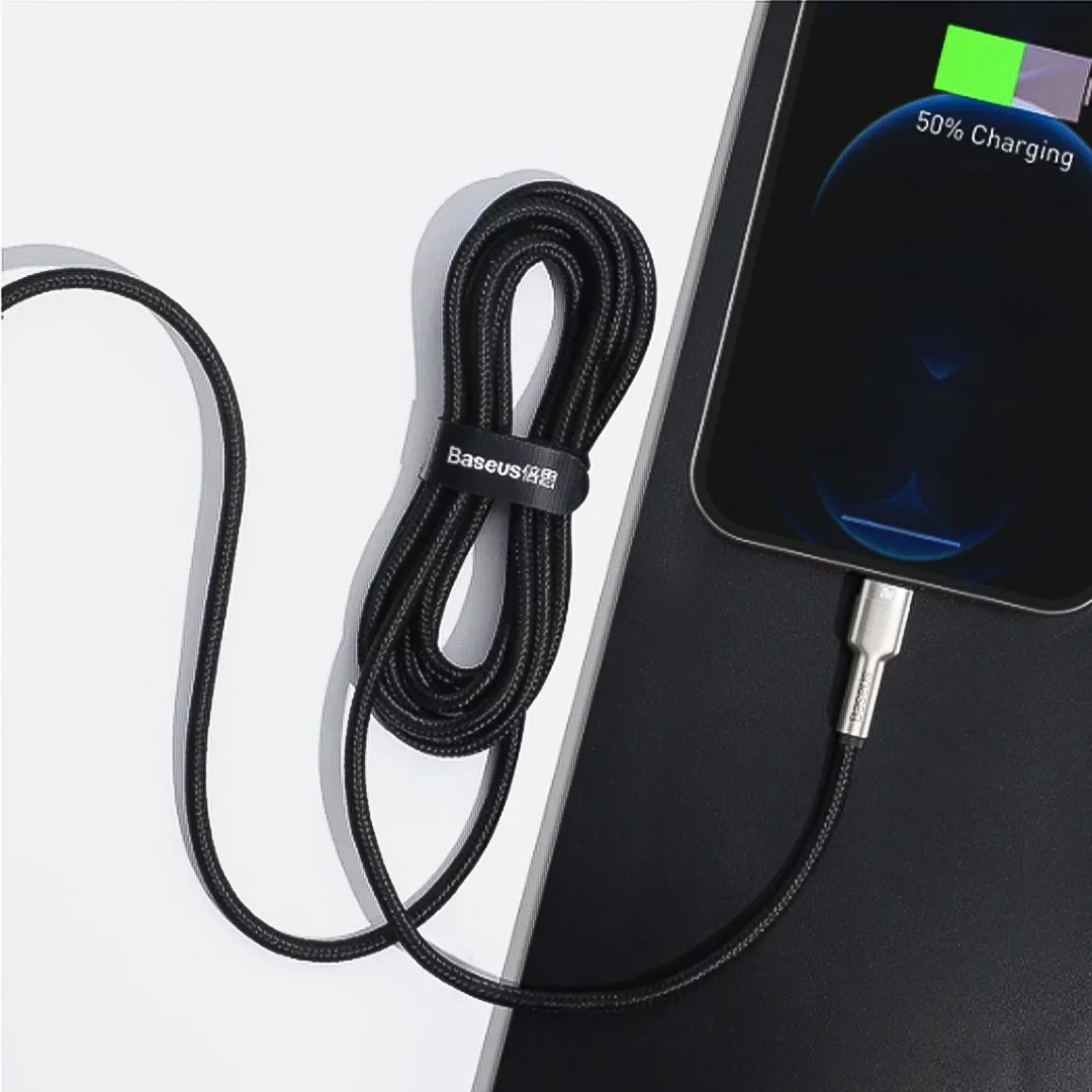 کابل تبدیل USB-C به لایتنینگ باسئوس مدل CAJK-B01 20W طول 2 متر
