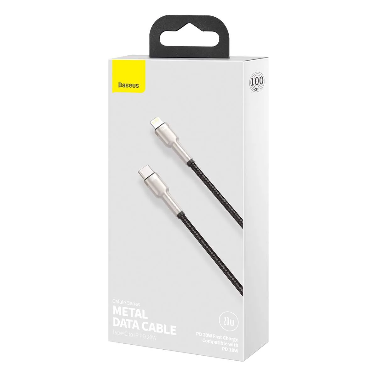 کابل تبدیل USB-C به لایتنینگ باسئوس مدل CATLJK-A01 طول 1 متر