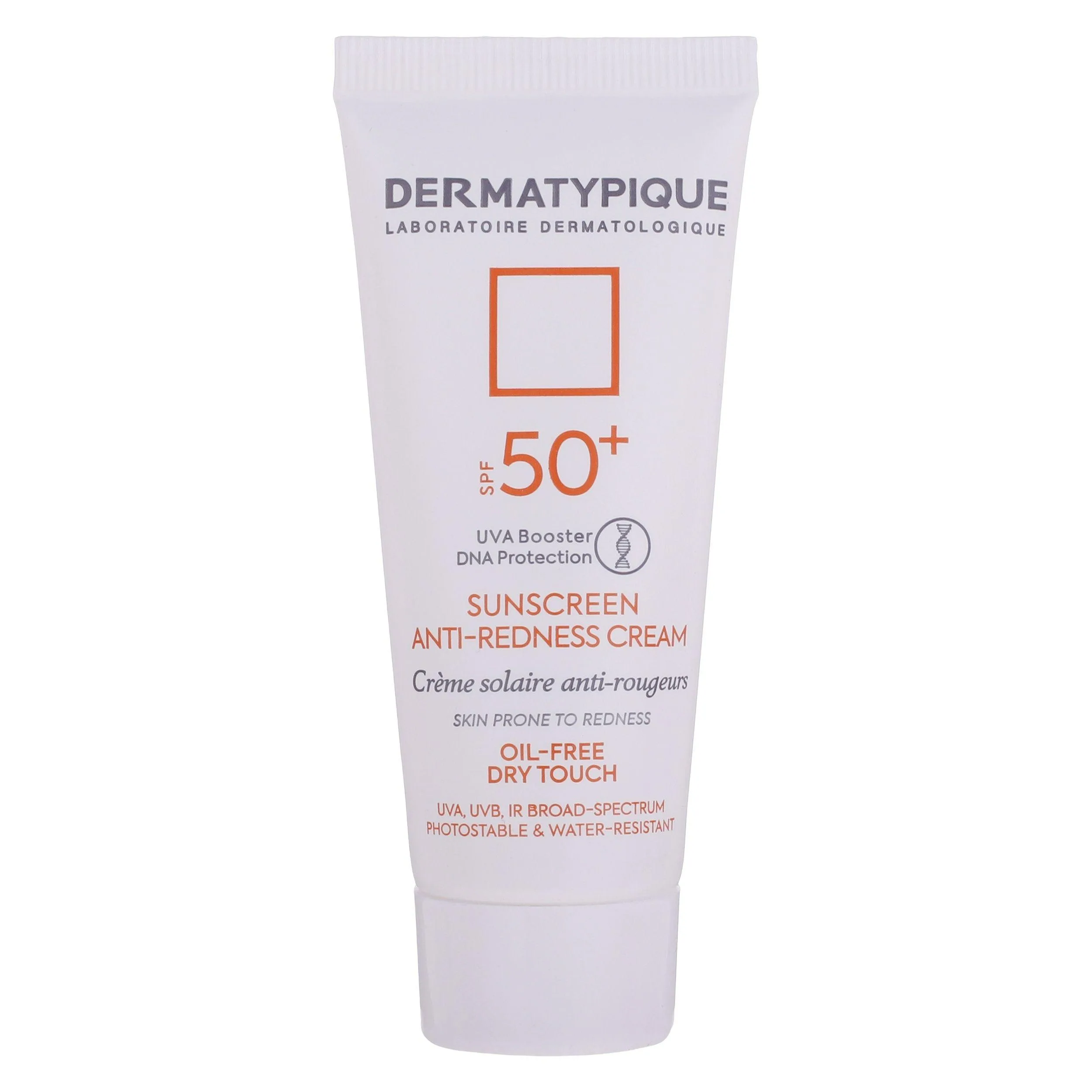 کرم ضد آفتاب بدون رنگ درماتیپیک SPF50 مدل Anti_redness ‌محافط UVB, UVA مناسب انواع پوست حجم 40 میلی‌لیتر