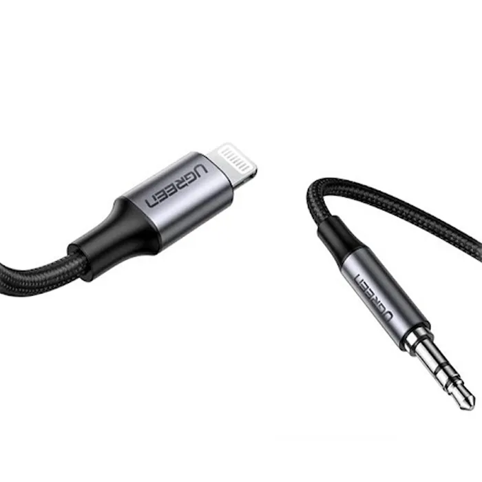 مبدل Lightning به جک 3.5mm یوگرین مدل US315-70509 طول 1 متر