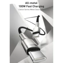 کابل تبدیل USB-C به USB-C باسئوس مدل CATJK-D01 طول 2 متر