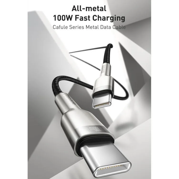 کابل تبدیل USB-C به USB-C باسئوس مدل CATJK-D01 طول 2 متر