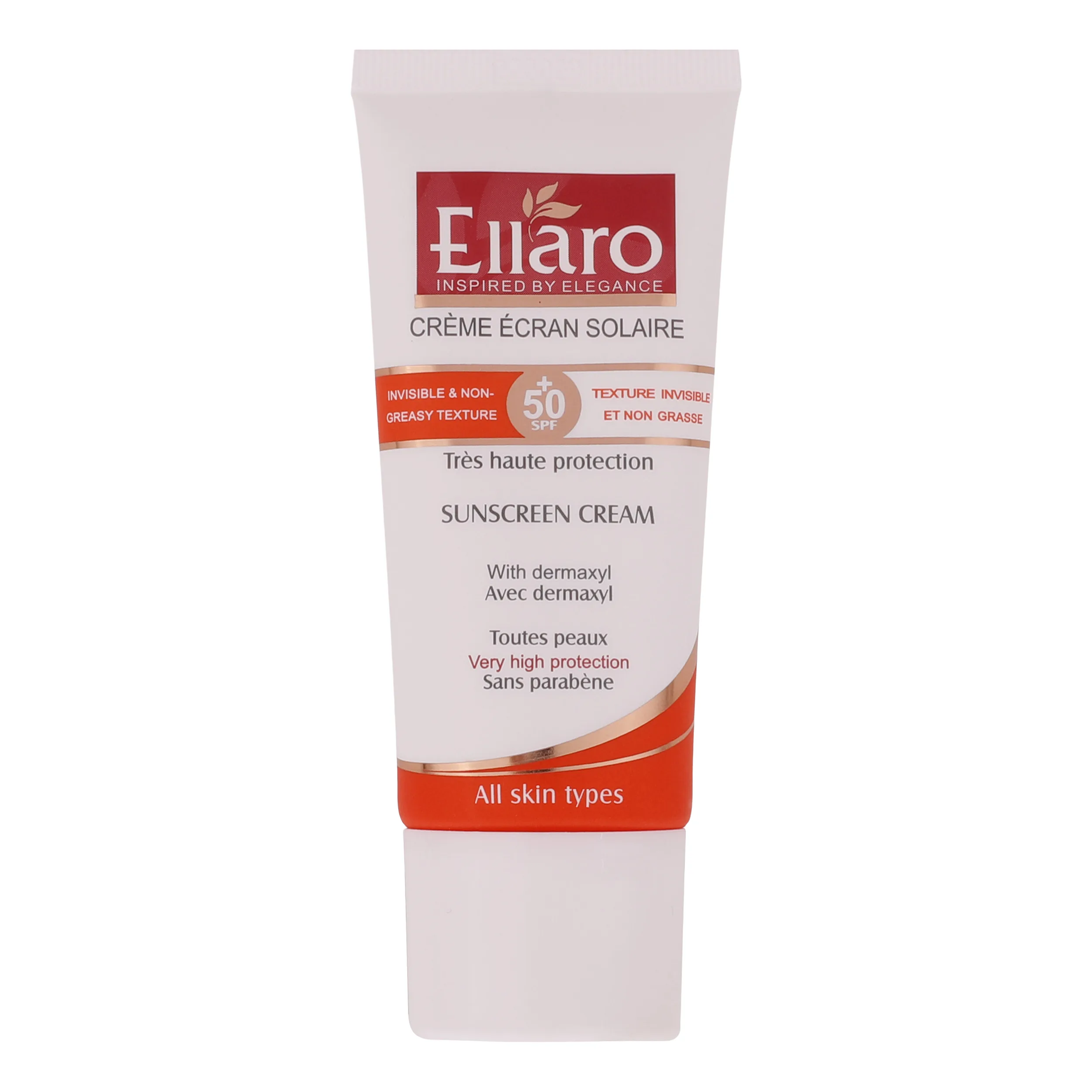ضد آفتاب بدون رنگ الارو مدل SPF50 محافظ UVA ،UVB، ضد چروک، مناسب انواع پوست تحت لیسانس حجم 50 میلیلیتر