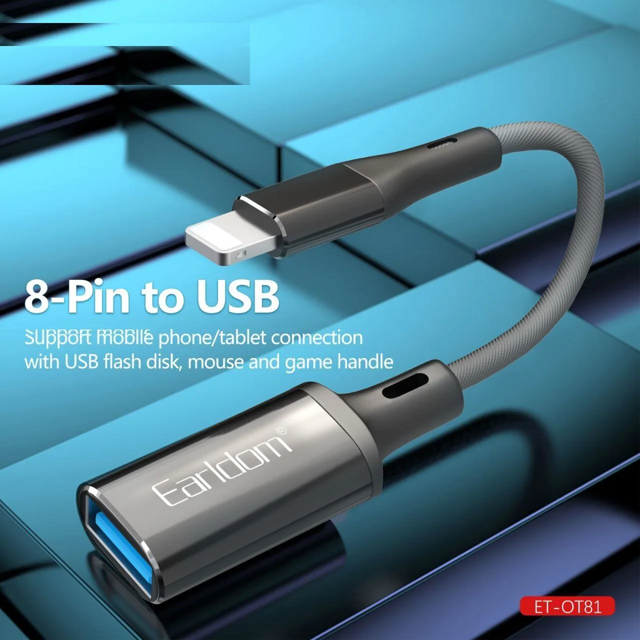 مبدل USB 3.0 به لایتنینگ ارلدام مدل ET-OT81