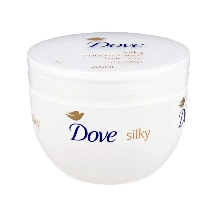کرم مرطوب کننده داو مدل Silky حجم 300 میلی‌ لیتر