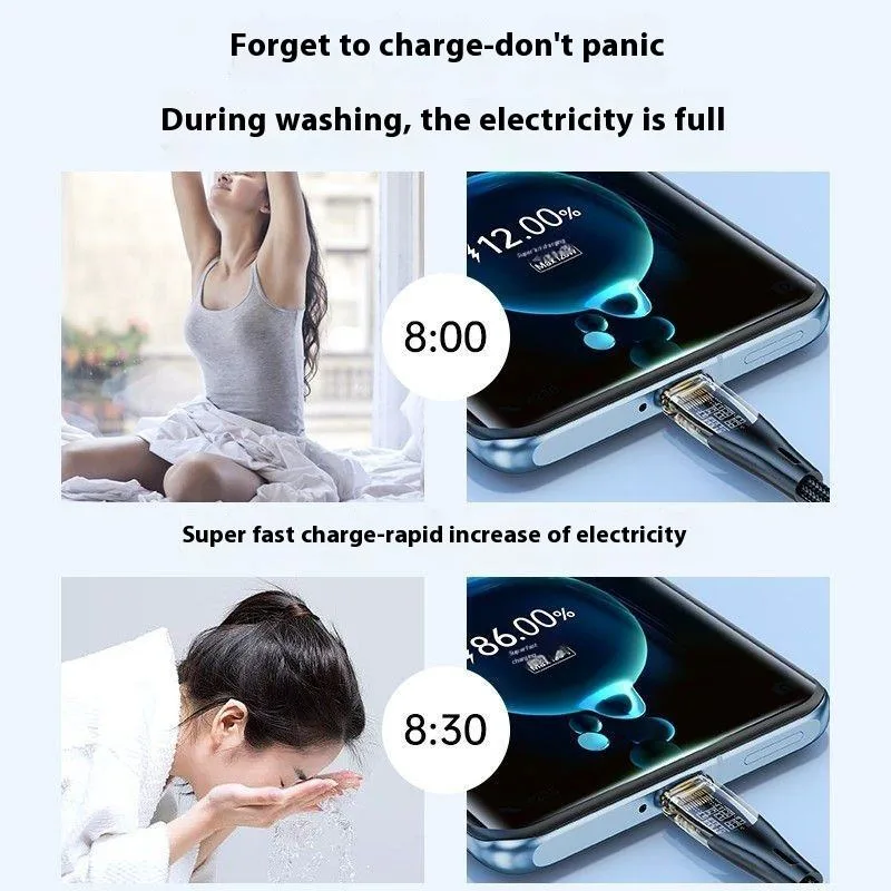 کابل USB - C فرست یو مدل  LED-C025 طول 1 متر