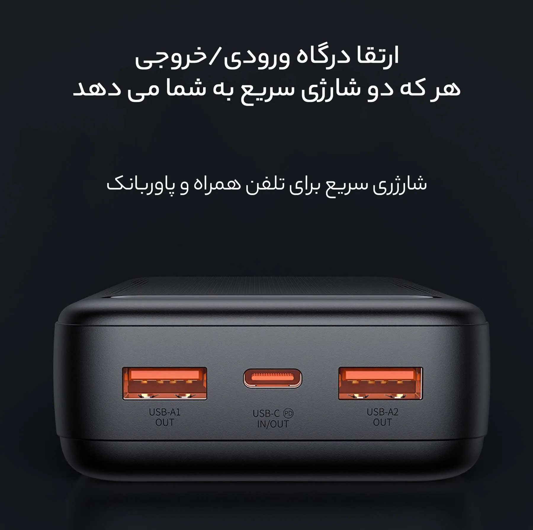پاوربانک مک دودو 22.5W مدل MC-389 ظرفیت 20000 میلی آمپر ساعت