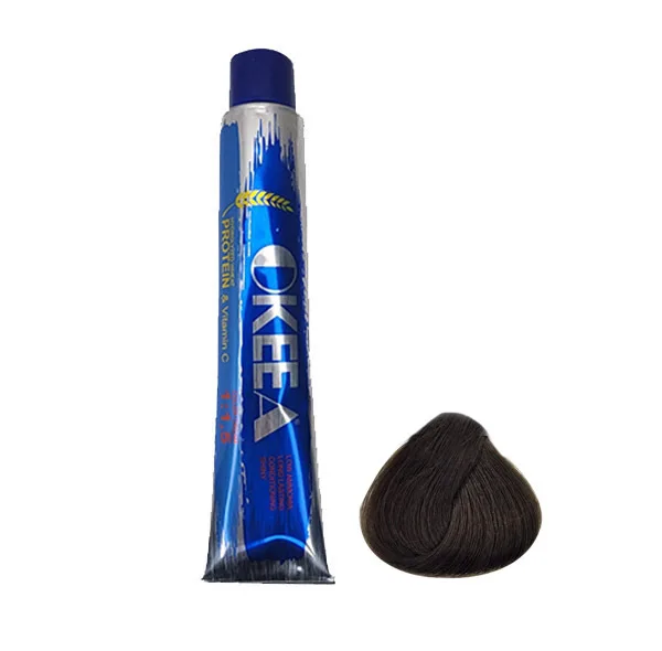 رنگ مو اکیا مدل STONY COLOR شماره 5.78 حجم 100 میلی‌لیتر رنگ خاکستری تیره