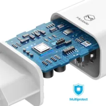 شارژر دیواری مک دودو مدل CH-6721 به همراه کابل تبدیل USB-C