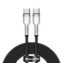 کابل تبدیل USB-C باسئوس مدل Metal Series 100W طول 2 متر