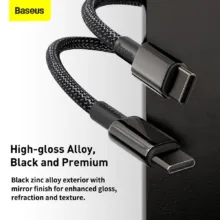 کابل تبدیل USB-C باسئوس مدل Tungsten طول 1 متر