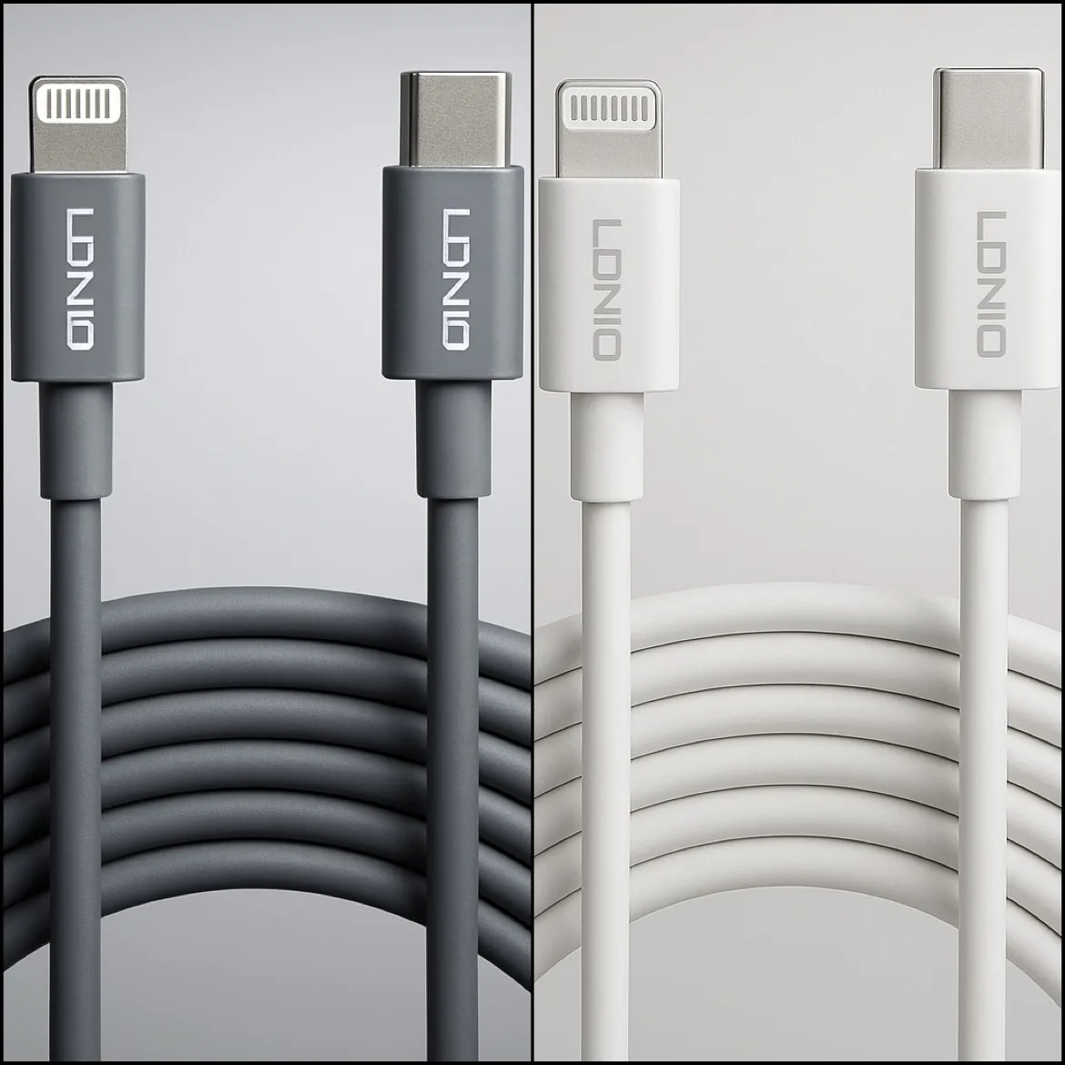کابل شارژ USB-C به لایتنینگ الدینیو مدل 13pro Max طول 1 متر