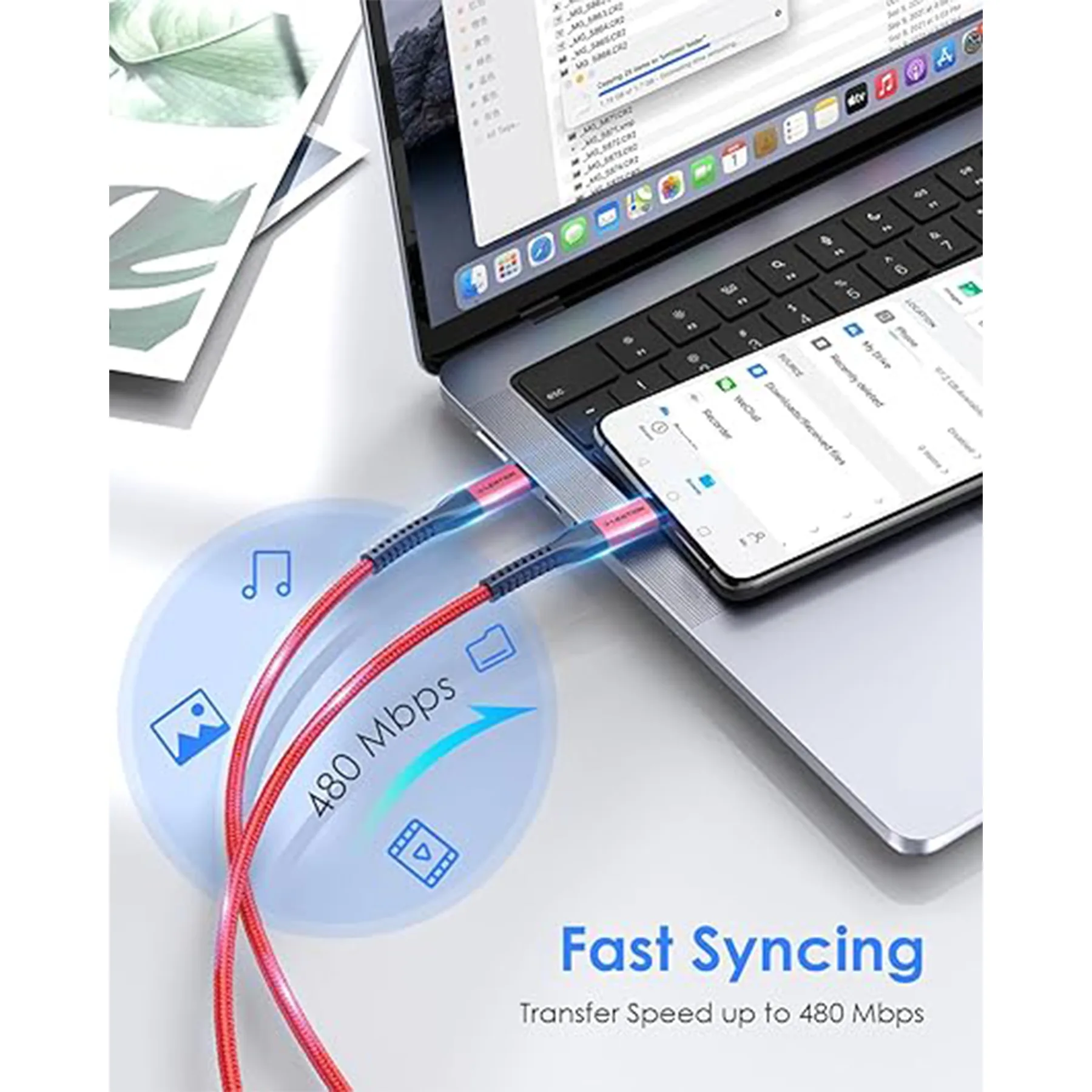 کابل USB-C لنشن مدل CCT طول 2 متر