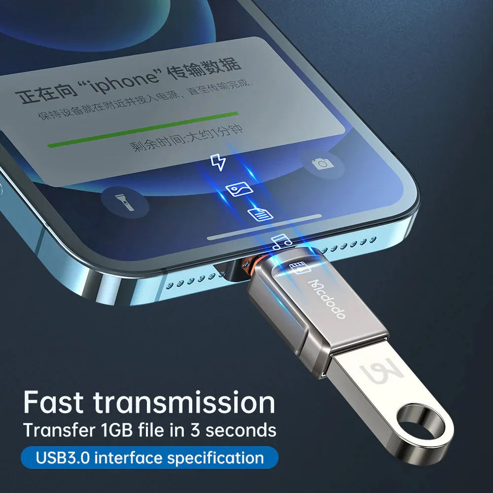 مبدل OTG USB به لایتنینگ مک دودو مدل OT-8600