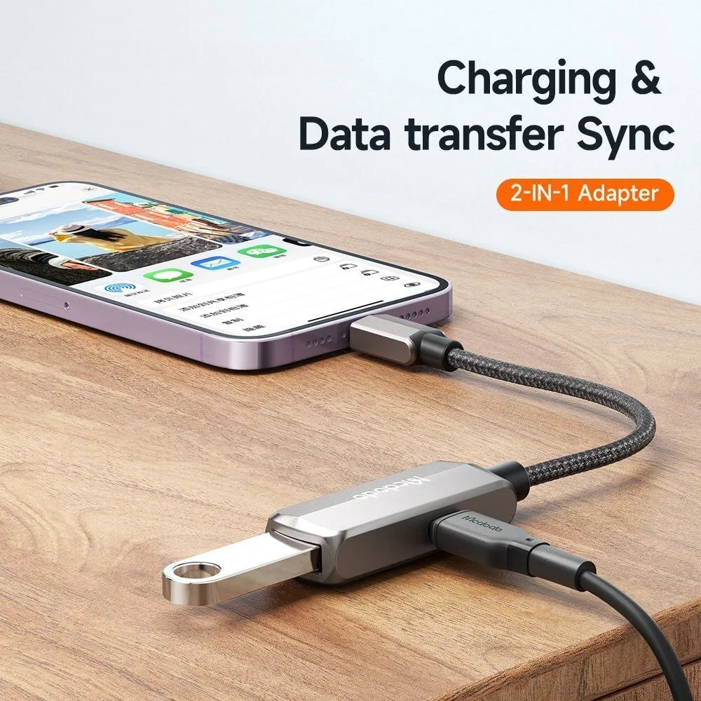 مبدل لایتنینگ به USB /USB-C مک دودو مدل CA-2690