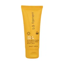 کرم ضدآفتاب و ضدلک بی‌رنگ لافارر مدل SPF50، مناسب پوست‌های چرب، حجم 40 میلی‌لیتر
