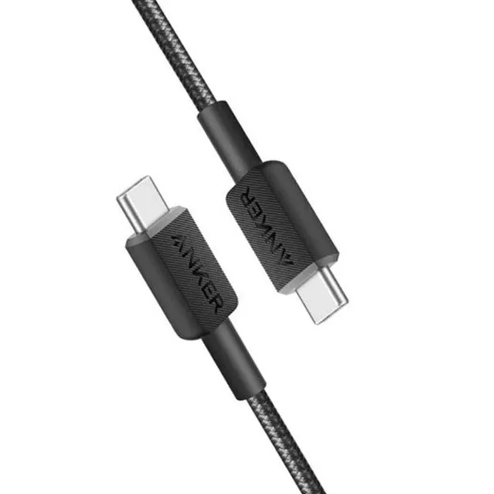 کابل تبدیل USB-C به USB-C انکر مدل A81D5 طول 0.9 متر با توان 240 وات