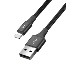 کابل تبدیل USB به لایتنینگ/ microUSB/ USB-C باسئوس مدل CA1T4-B01 طول 1.2 متر
