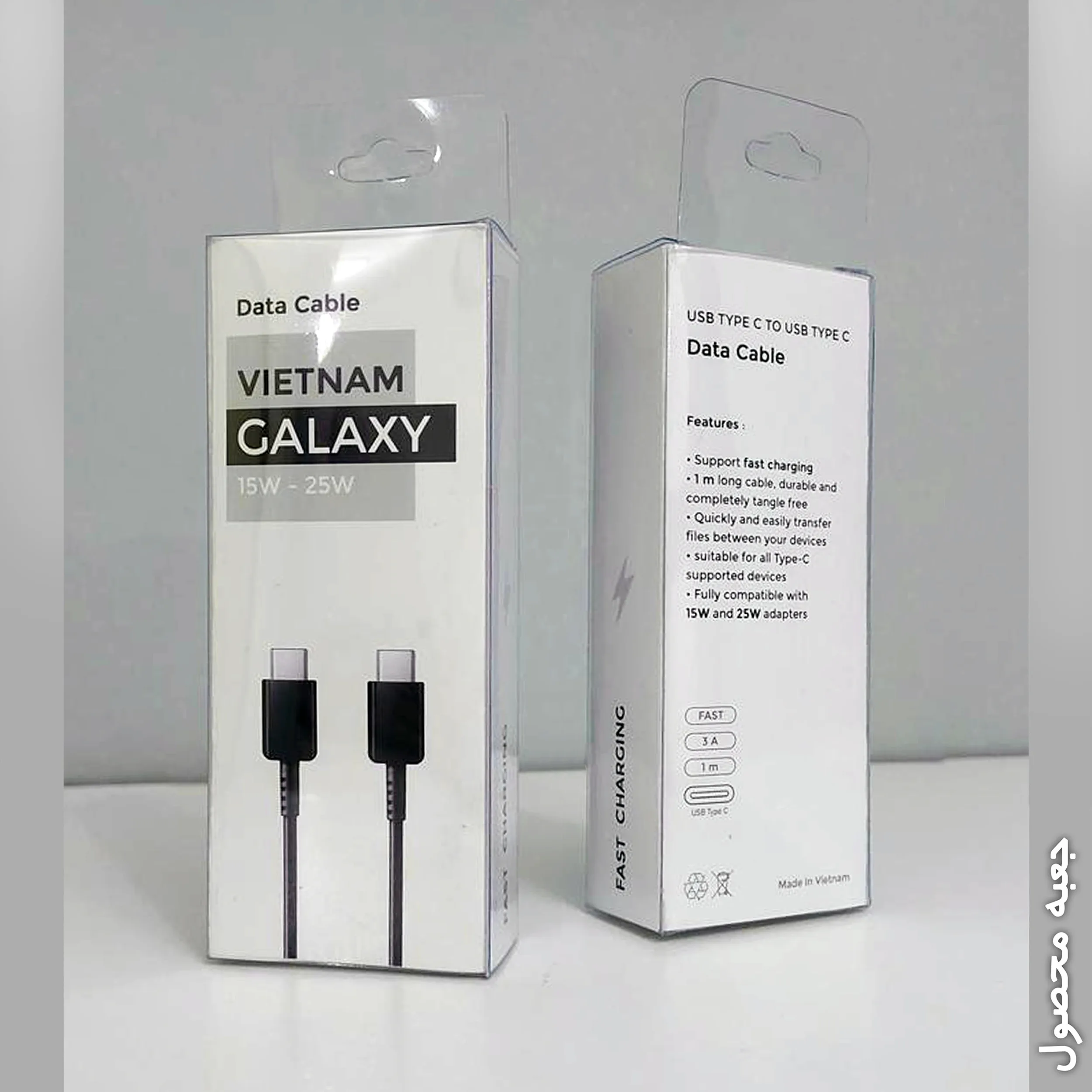 کابل USB-C گلکسی مدل 25W VIETNAM طول 1 متر