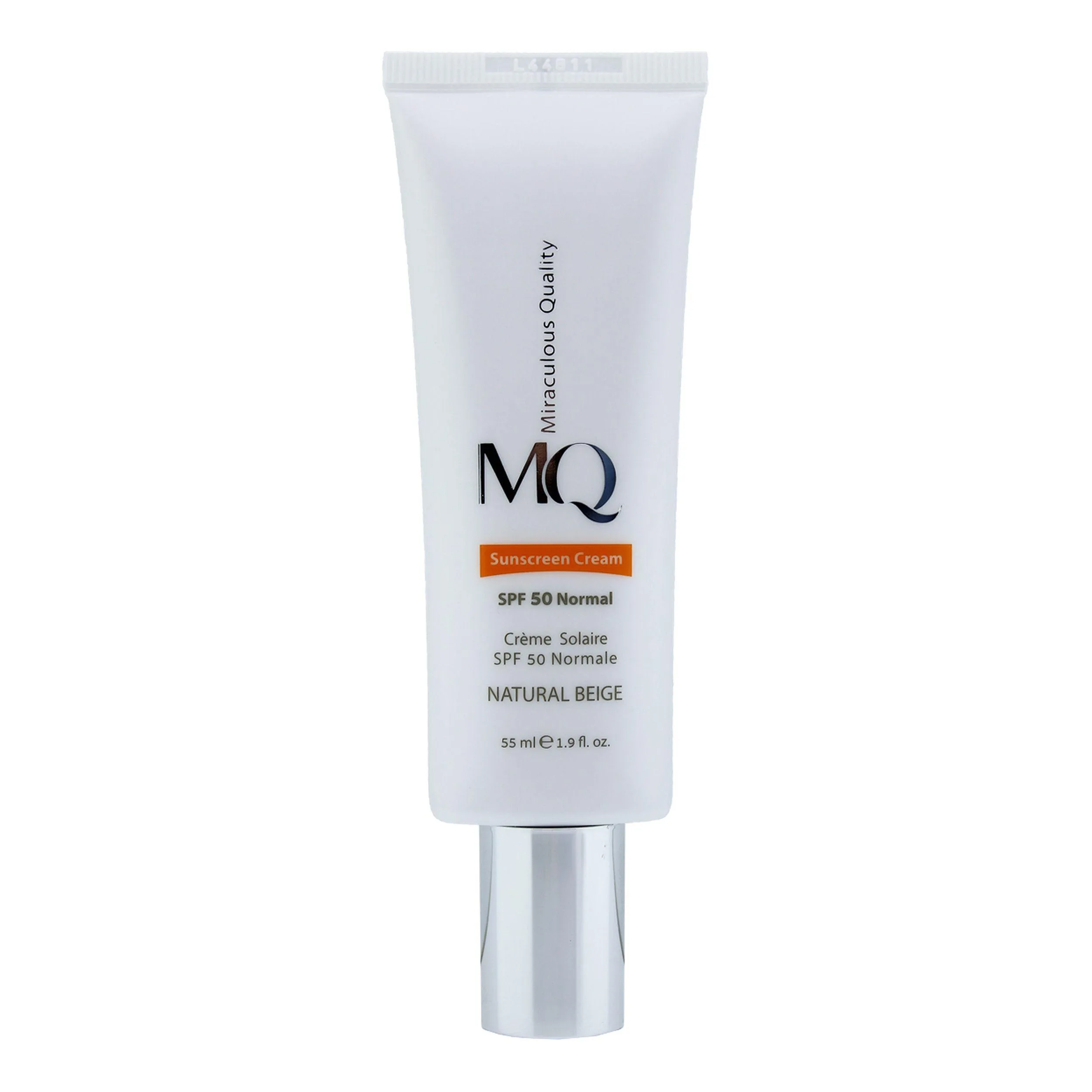 کرم ضدآفتاب رنگی ام کیو مدل NATURAL BEIGE-Normal، حجم 55 میلیلیتر