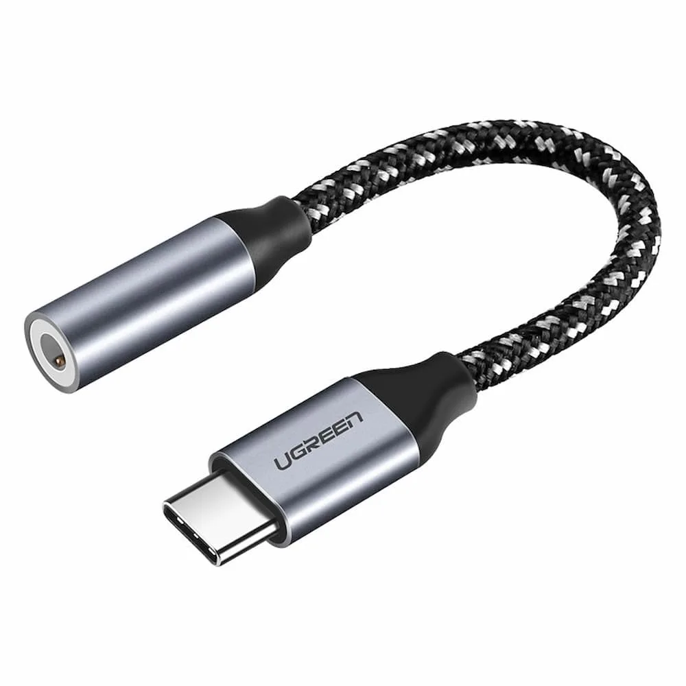 تبدیل usb-c به 3.5 میلی متری یوگرین مدل AV142-30632