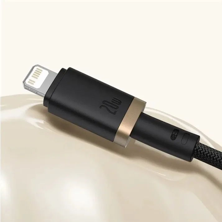 کابل تبدیل USB-C به لایتنینگ بیسوس مدل Dura Series 20W طول 1 متر