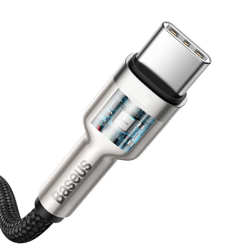 کابل تبدیل USB-C باسئوس مدل Metal Data Cable-100W طول 2 متر