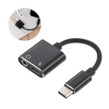 مبدل USB-C به USB-C/AUX مدل 858