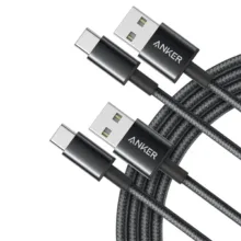 کابل تبدیل USB-A به USB-C انکر مدل Nylon A8173 طول 1.8 متر