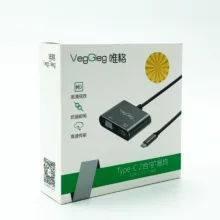 مبدل usb-C به HDMI / VGA وگیگ مدل V-TC02