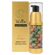 پرایمر صورت و دور چشم کویین مدل Perfect Moist مناسب برای انواع پوست حجم 38 میلی‌لیتر