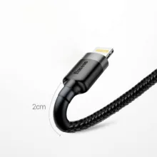 کابل تبدیل USB به لایتنینگ باسئوس مدل CAFULE طول 2 متر