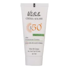 کرم ضدآفتاب بی‌رنگ ویتابلا +SPF50 مدل 001 مناسب انواع پوست، حجم 40 میلی‌لیتر