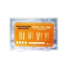 قالب کاشت ناخن تیتانیوم مدل mra-288 مجموعه 288 عددی